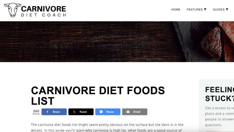 My Food List